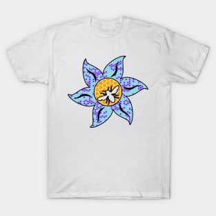 Flowers with honeycombs from bees for beekeepers T-Shirt